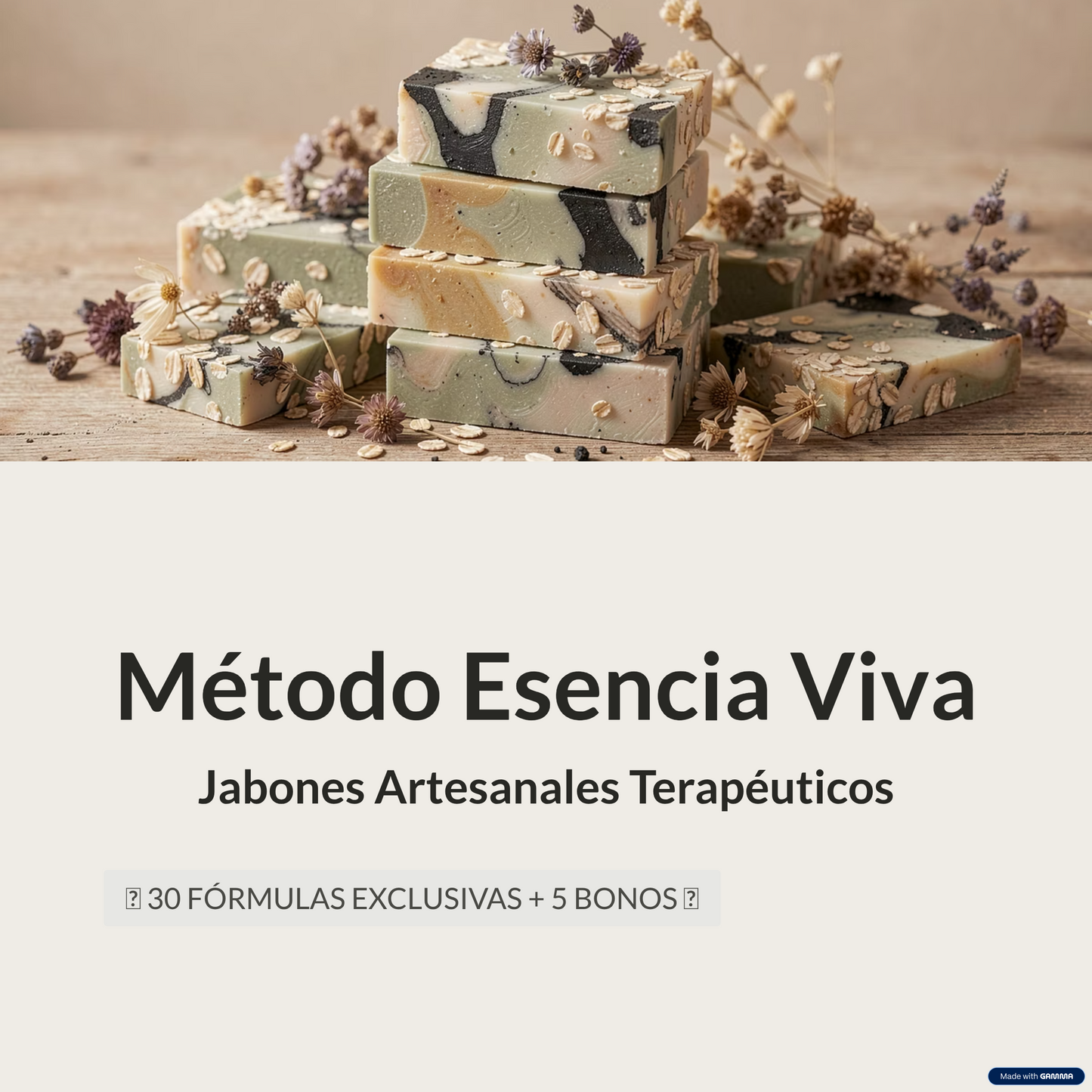 Método Esencia Viva™ —Jabones Artesanales Terapéuticos
